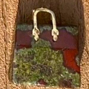 🆕DRAGON BLOOD STONE GENUINE NATURAL QUARTZ CRYSTAL CARVED PURSE BAG TOTE CHARM